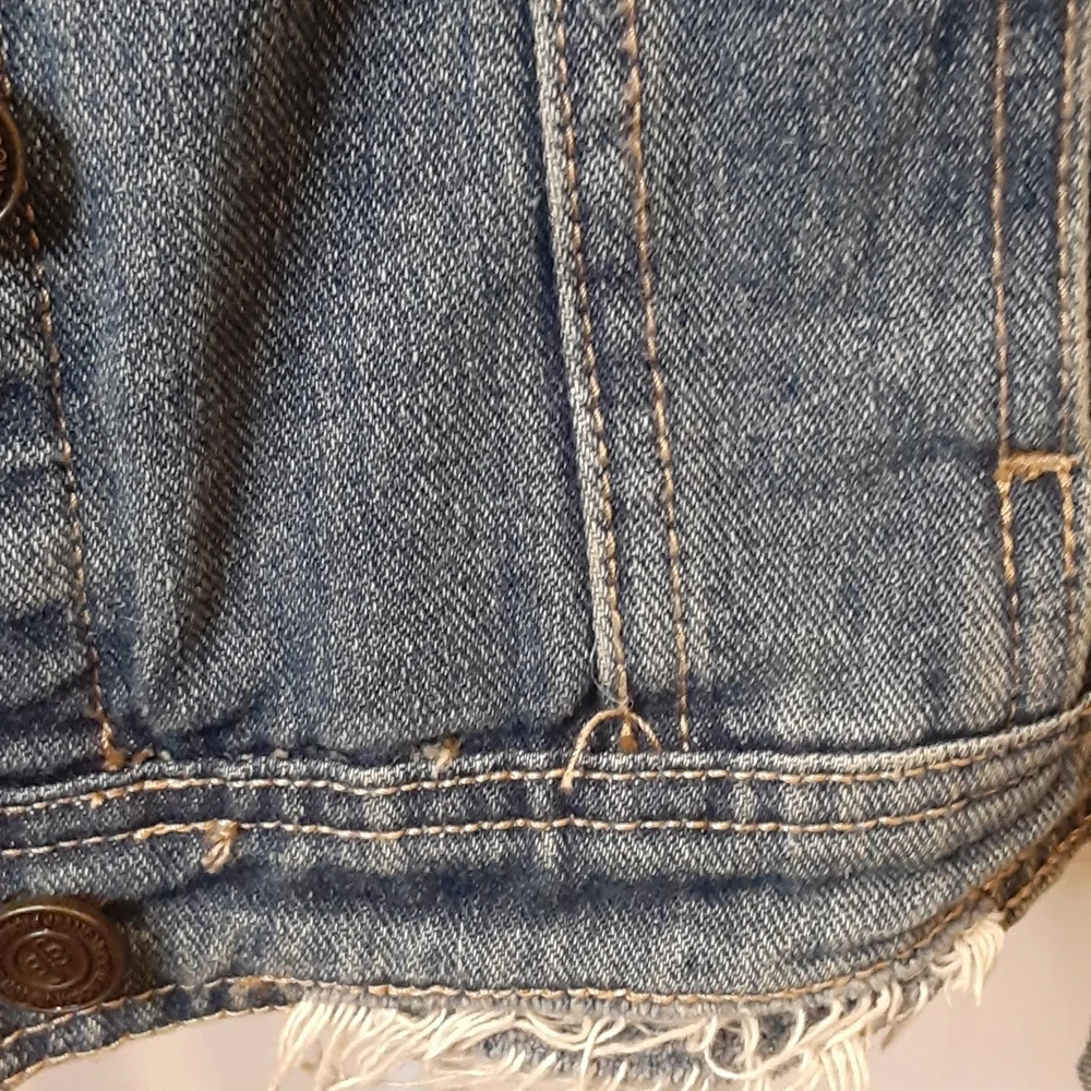 Boom Boom Denim‎ Jean Jacket Distressed